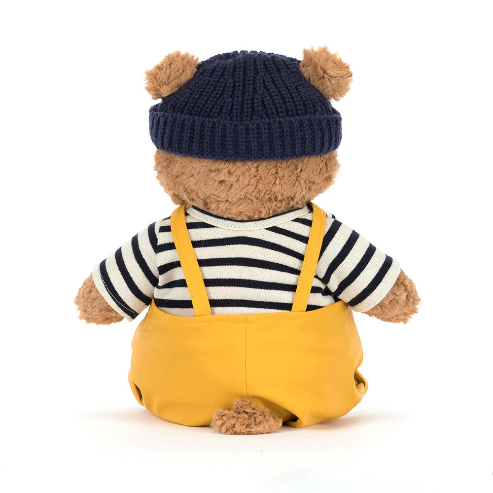 Bartholomew Bear Seafarer Outfit back view on white background