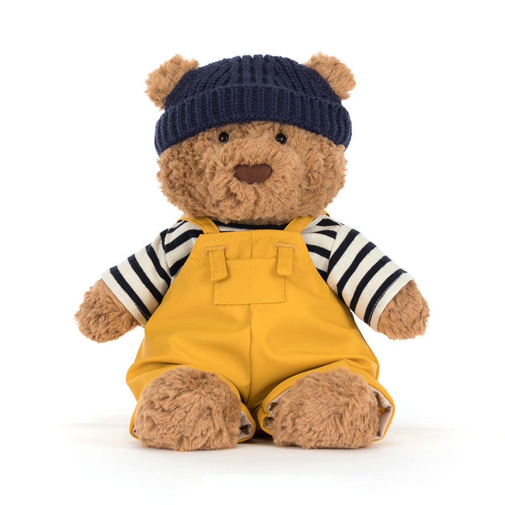 Close-up of Bartholomew Bear Seafarer Outfit face