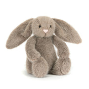 Jellycat Fawn Flufflet Bunny Little plush on white background