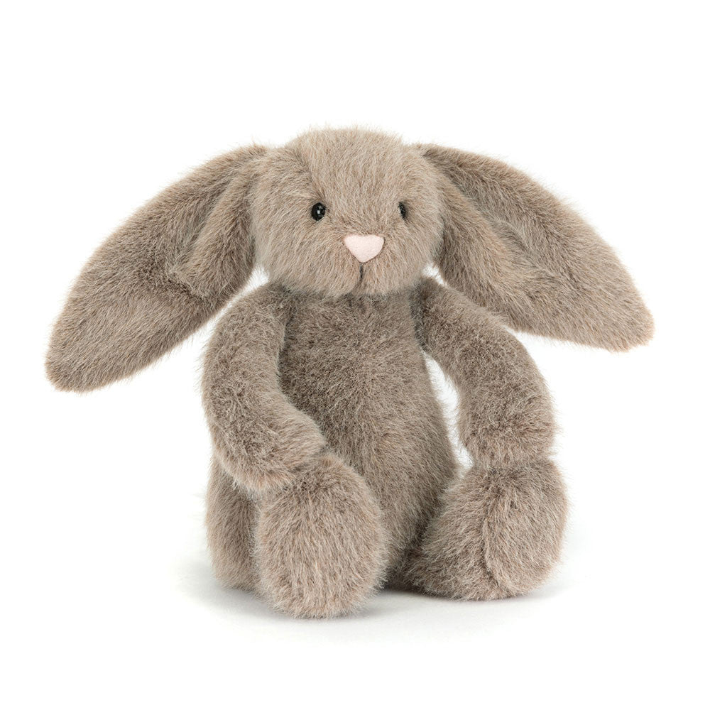 Jellycat Fawn Flufflet Bunny Little plush on white background