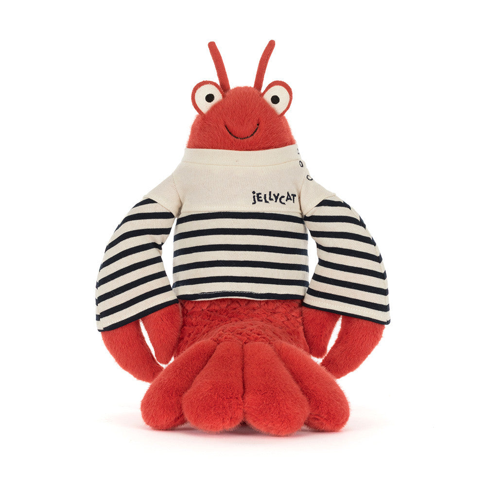 Close-up of Larry Lobster Sailor Outfit face