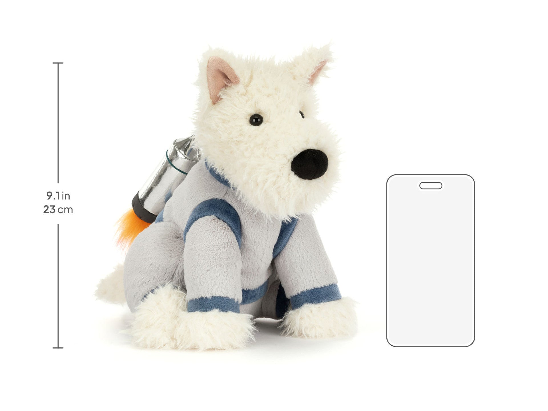 Munro Scottie Dog Space Outfit size comparison guide