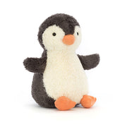 Jellycat Peanut Penguin Medium plush front view on white background