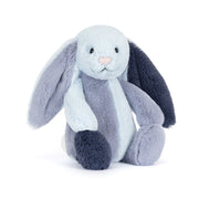 Jellycat Puddlesea Bunny plush front view on white background