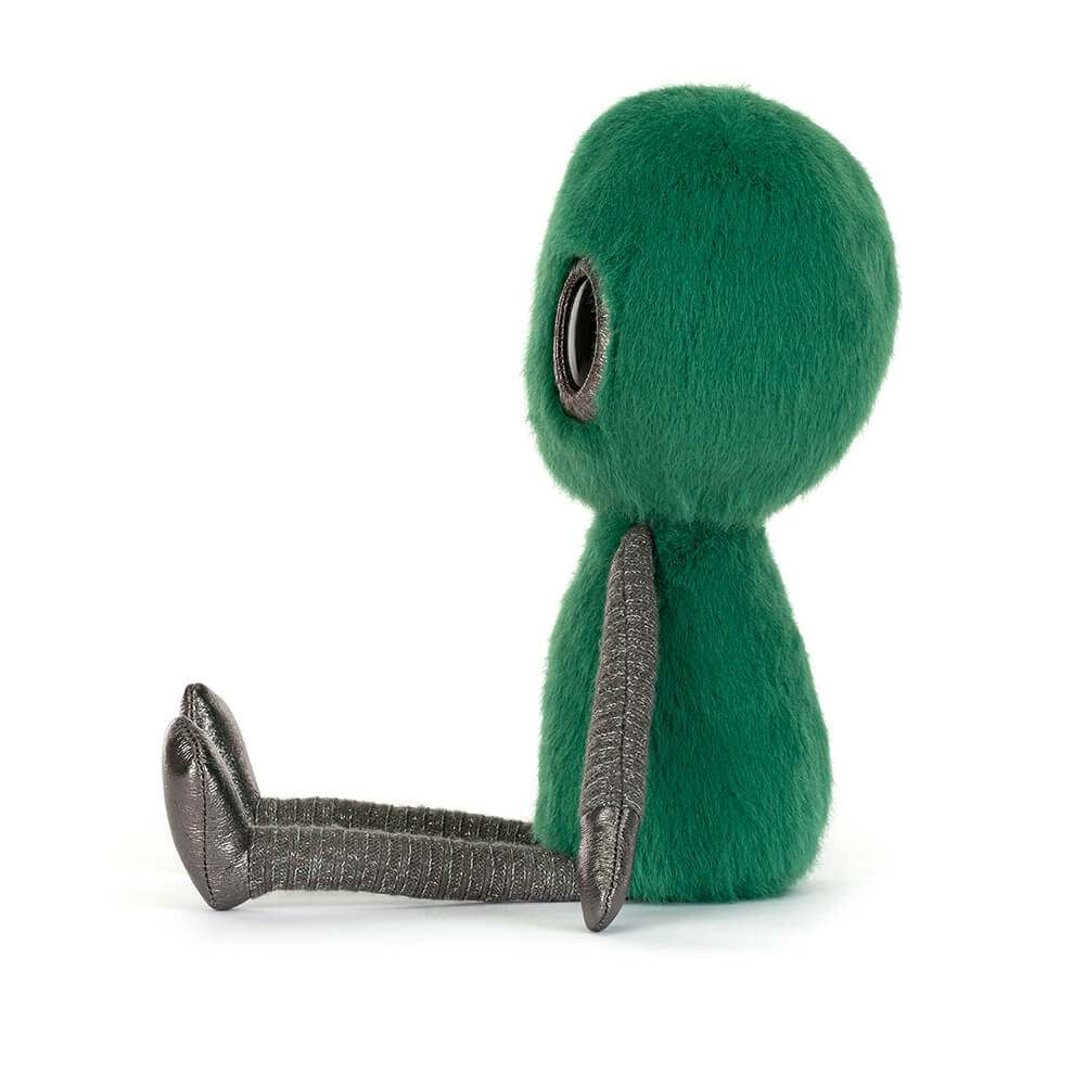 Zyllan Alien plush side view on white background