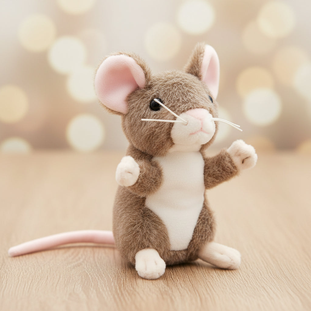 Mini Mouse Toy Plush Soft Baby Safe - 12cm