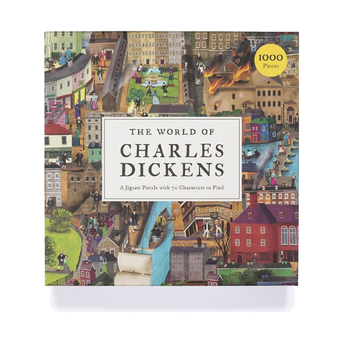 World of Charles Dickens jigsaw box front on a pure white background