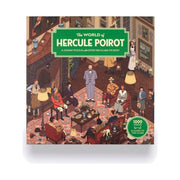 World of Hercule Poirot jigsaw box front on a pure white background