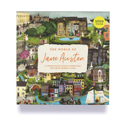 World of Jane Austen jigsaw box front on a pure white background