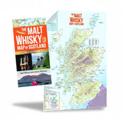 Malt Whisky Map of Scotland folded map showing distilleries and regions