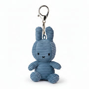 Miffy ECO corduroy keychain in aviator blue, 10cm