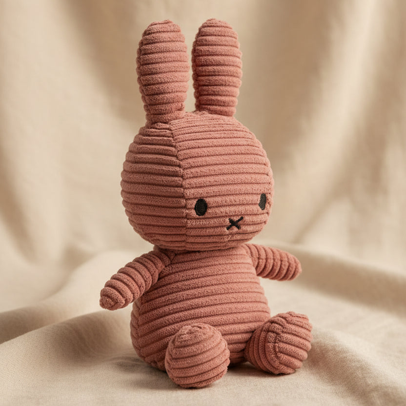 Miffy Corduroy ECO Dusty Rose - 23cm