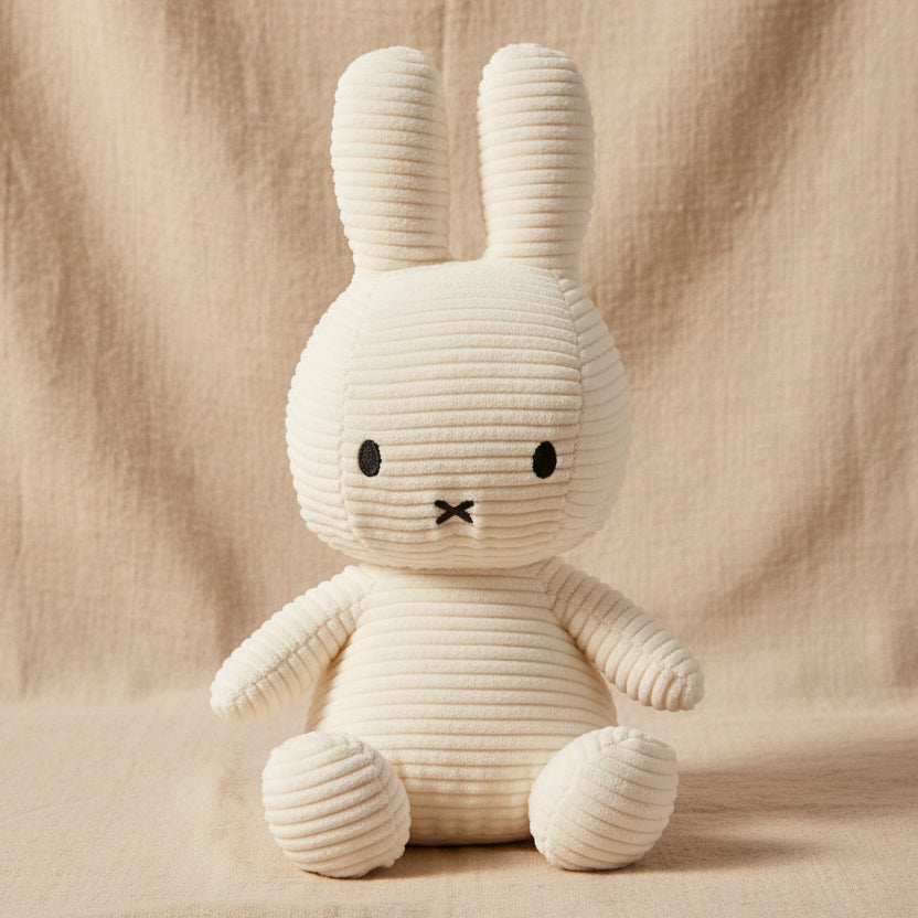 Miffy Corduroy ECO White Large - 33cm