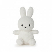 Miffy sitting Tiny Teddy soft toy in cream, 23cm, front view on white background