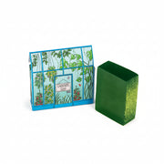 Neon Magpie Greenhouse soap showing charming illustrated greenhouse scene.