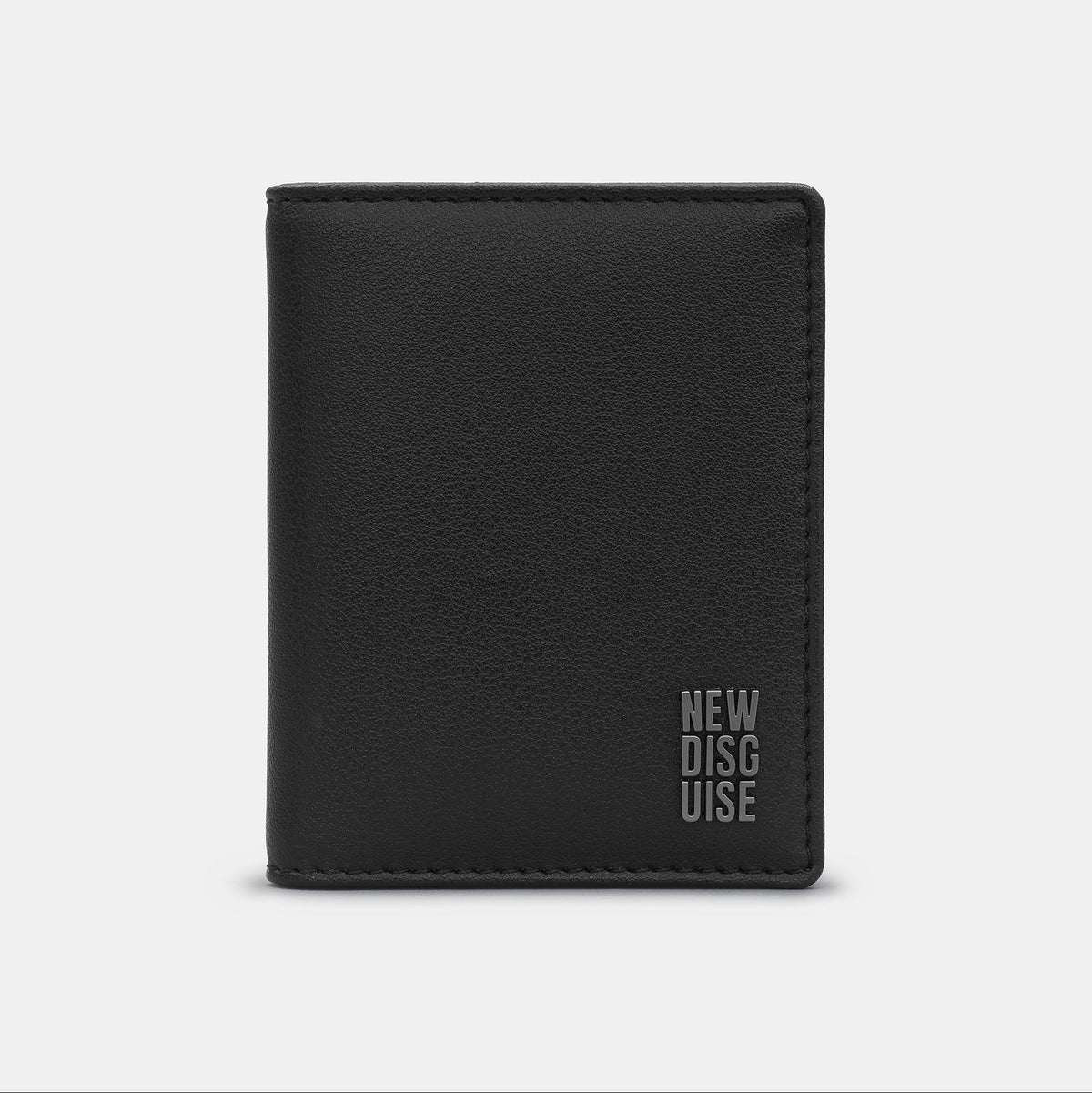 Nolan Card Holder in black and yellow, front view