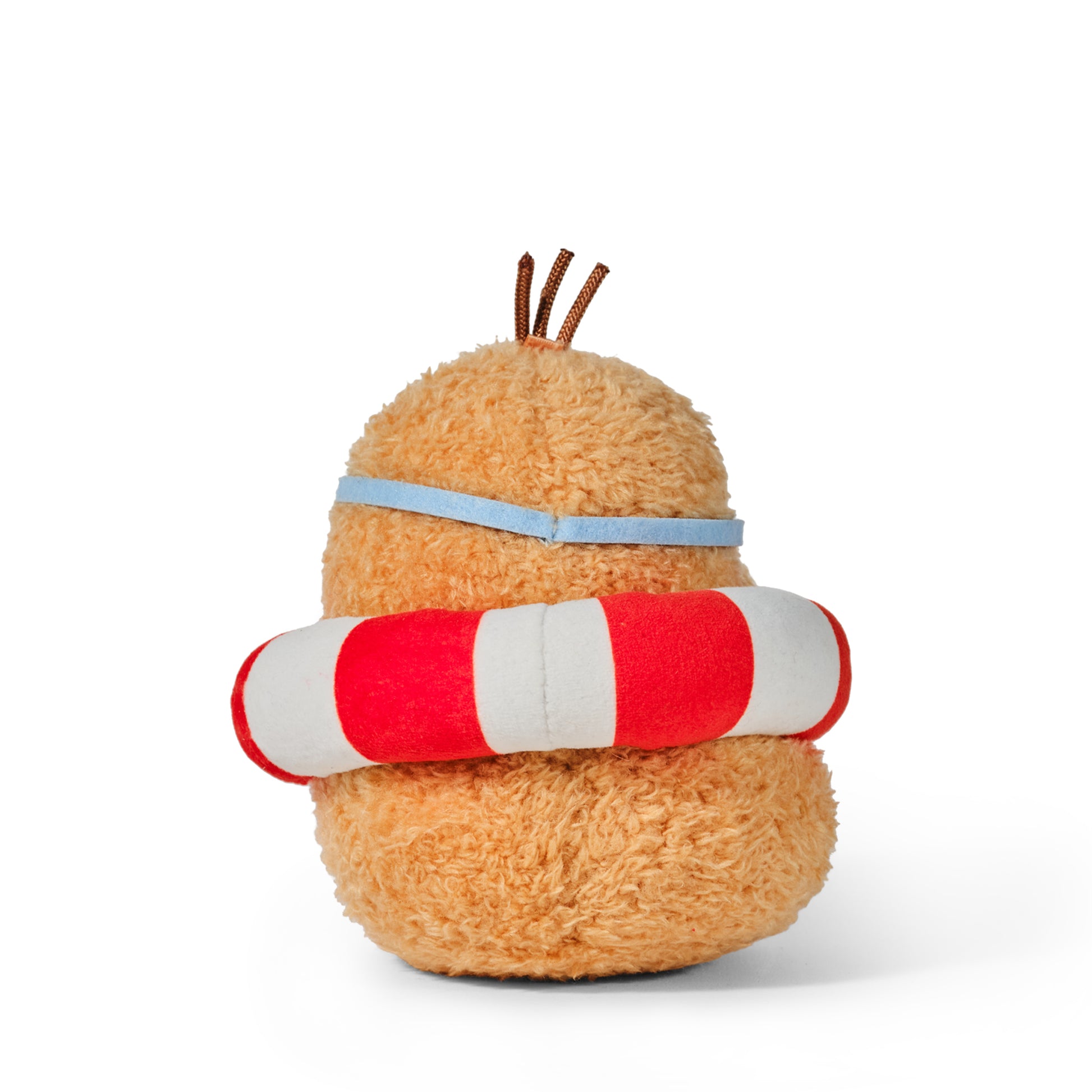 Splashy Ricespud plush toy rear view showing swim ring