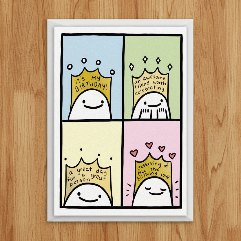 Birthday Crown Greeting Card