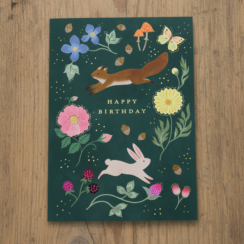 Woodland Creatures Greeting Card