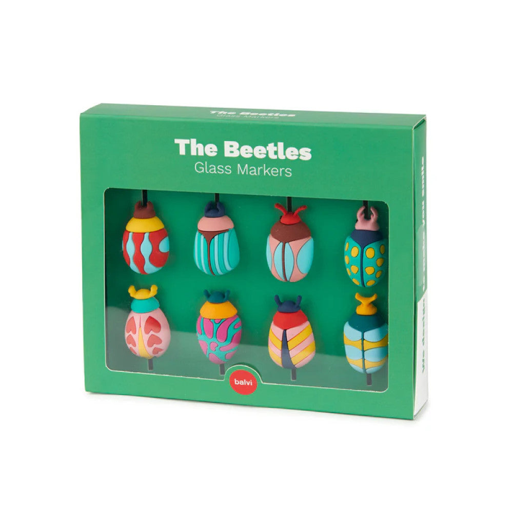 The Beetles green retail box with beetles displayed inside