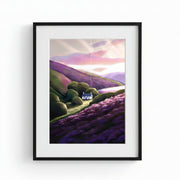 Pentlands Scottish landscape art print of the rolling Pentland Hills near Edinburgh