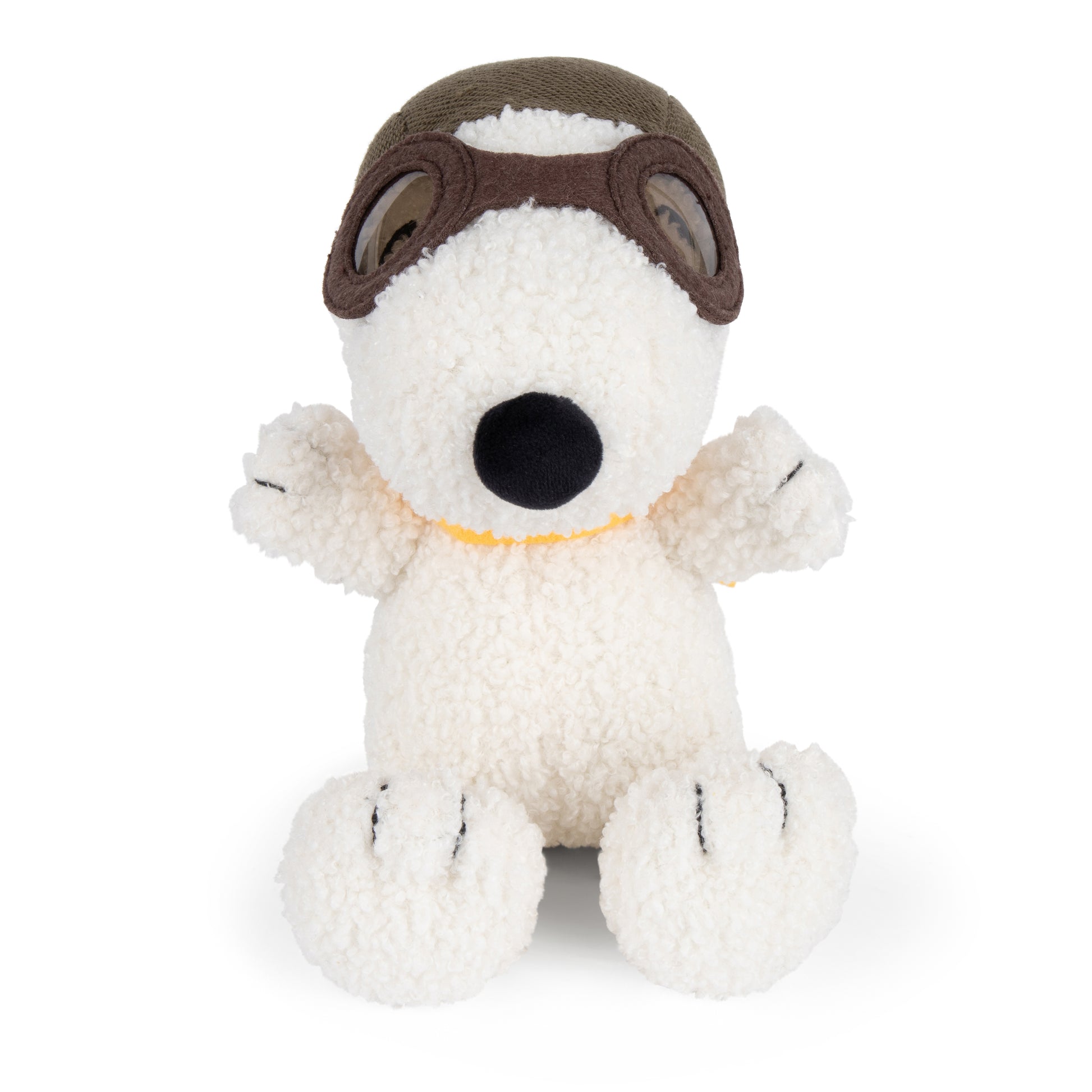 Snoopy Flying Ace front view with goggles on white background
