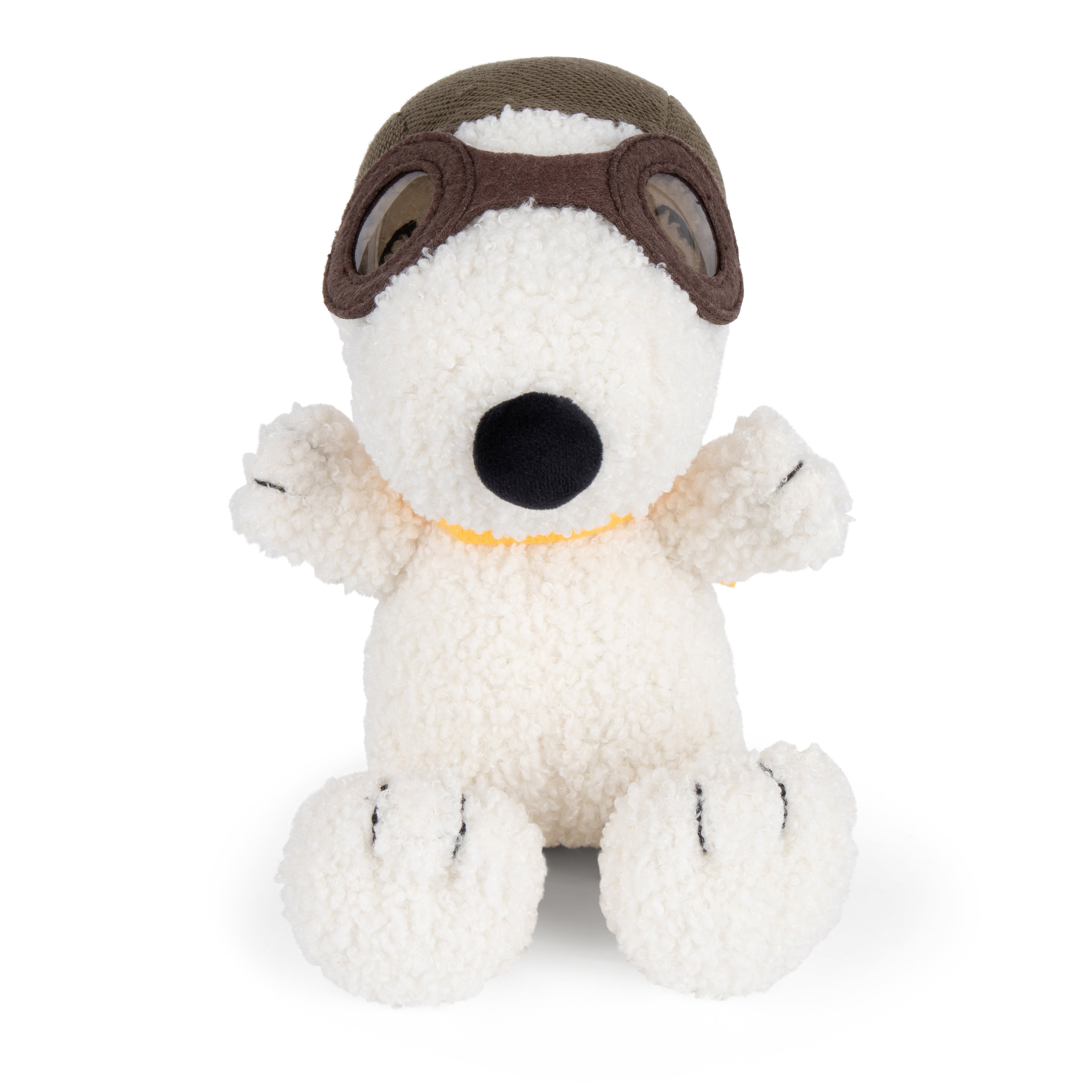 Snoopy Flying Ace front view with goggles on white background