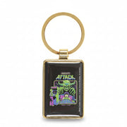Back of keyring on white background