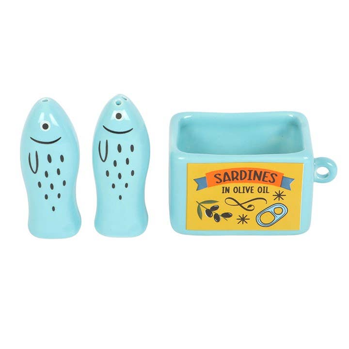 Different angle showing ceramic sardine features