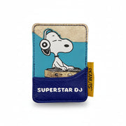 Snoopy Superstar DJ cardholder front view