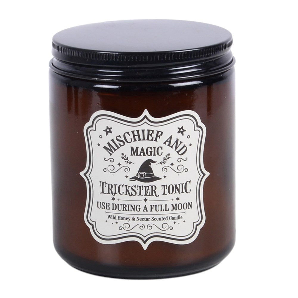 Mischief and Magic candle showing front label