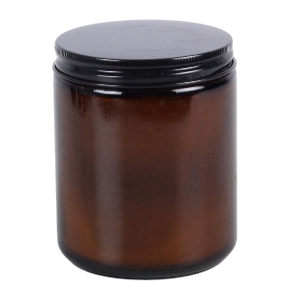 Amber Mischief and Magic candle jar