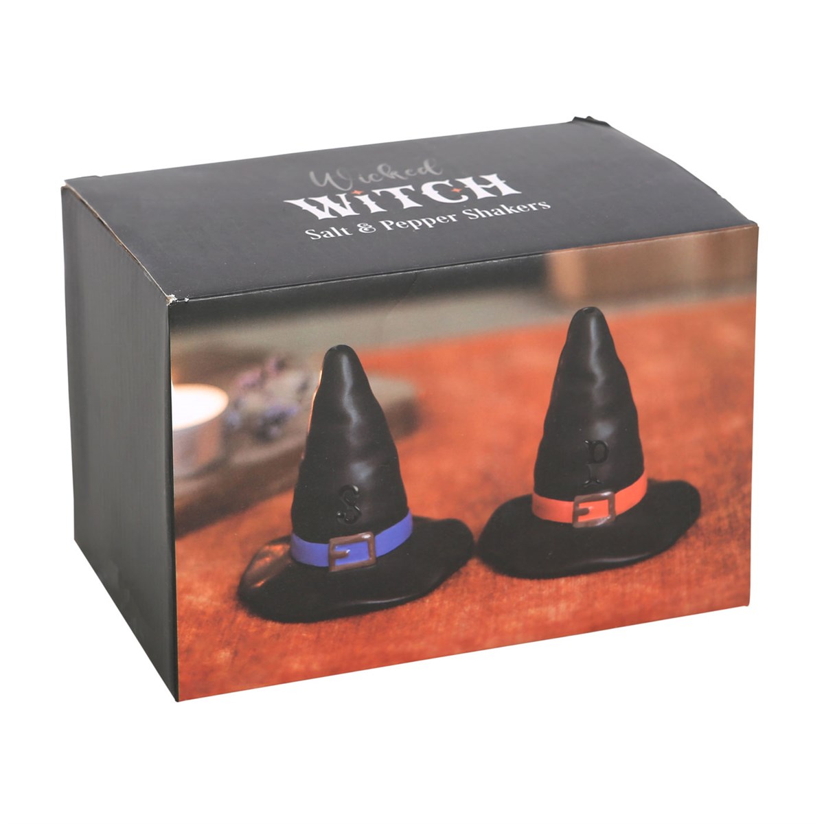 Witch hat shakers in their gift box