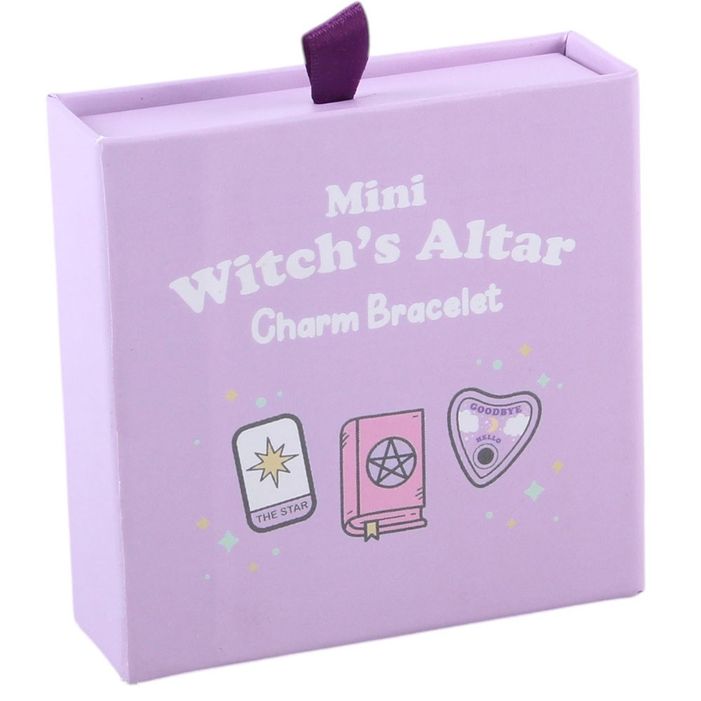 Lilac Mini Witch's Altar bracelet gift box, front print