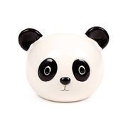 Front view of Susu the Panda Ceramic Money Box with cute black-and-white face and rounded ears.