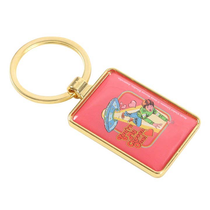 Steven Rhodes You're My Chosen One keyring on branded packaging