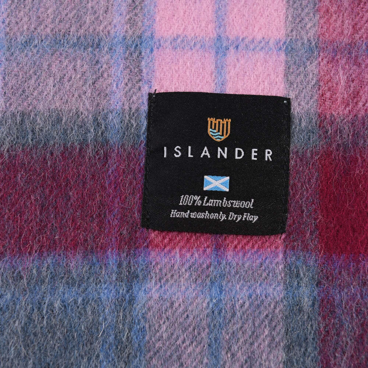 Close up of the Islander logo badge.